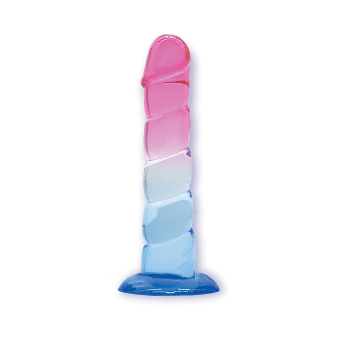 Shades 7.5 Swirl Tpr Pink And Blue - SexToy.com