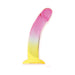 Shades 8.25&quot; Smoothie Tpr Pink And Yellow - SexToy.com