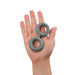 Shaft Double C - ring - Large Gray - SexToy.com