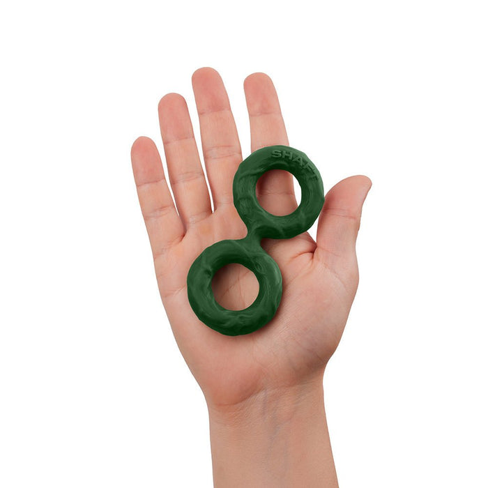 Shaft Double C - ring - Large Green - SexToy.com