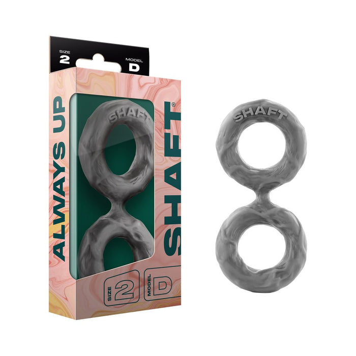 Shaft Double C - ring - Medium Gray - SexToy.com