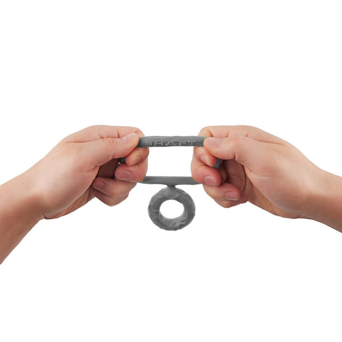 Shaft Double C - ring - Medium Gray - SexToy.com