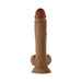 Shaft Model A Liquid Silicone 10.5 In. Dildo With Balls Oak - SexToy.com