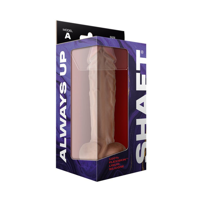 Shaft Model A Liquid Silicone 10.5 In. Dildo With Balls Pine - SexToy.com