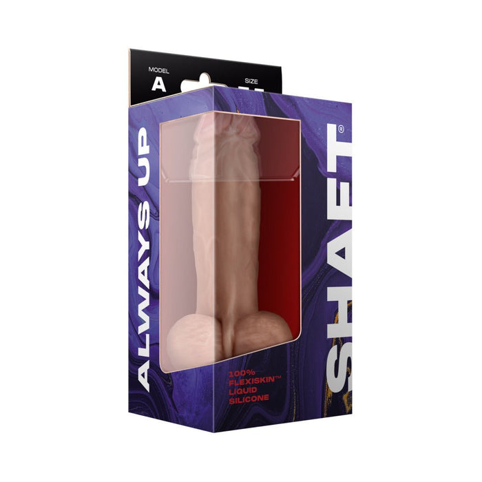 Shaft Model A Liquid Silicone Dong With Balls 7.5 In. Pine - SexToy.com