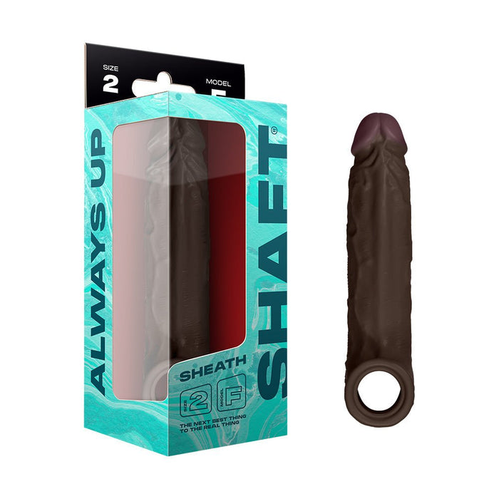 Shaft Model F: Sheath Mahogany Size 2 - SexToy.com