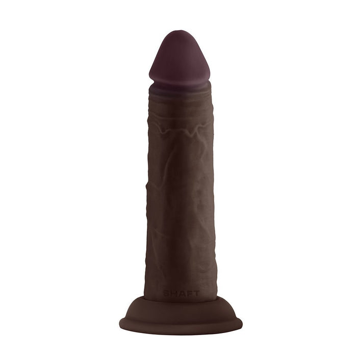 Shaft Model J Liquid Silicone 5.5 In. Dildo Mahogany - SexToy.com