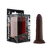 Shaft Model J Liquid Silicone 5.5 In. Dildo Mahogany - SexToy.com