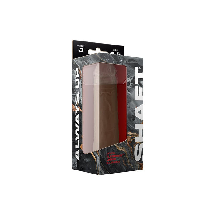 Shaft Model J Liquid Silicone Dong 6.5 In. Oak - SexToy.com