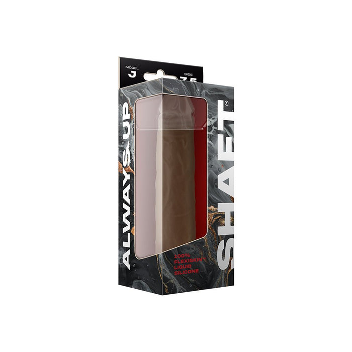 Shaft Model J Liquid Silicone Dong 7.5 In. Oak - SexToy.com