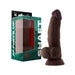 Shaft Model N Liquid Silicone Dong With Balls 7.5 In. Mahogany - SexToy.com