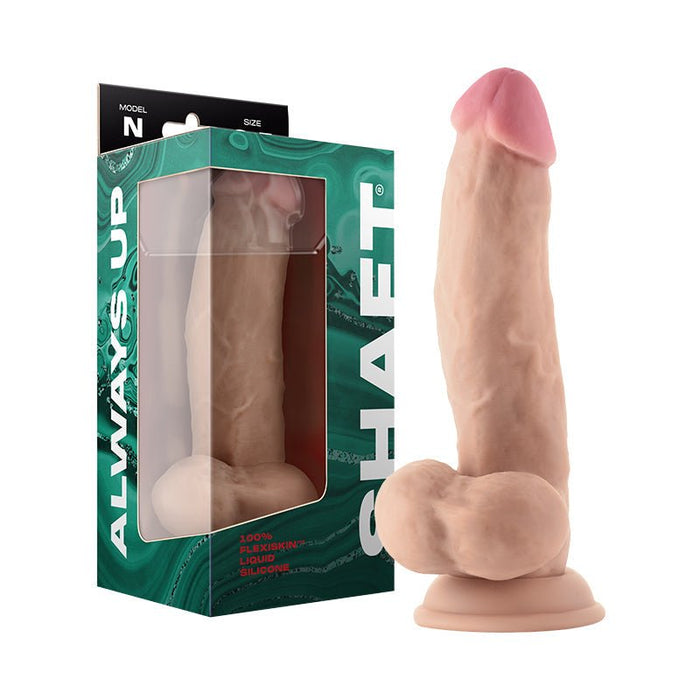 Shaft Model N Liquid Silicone Dong With Balls 8.5 In. Pine - SexToy.com