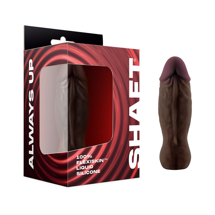 Shaft Realistic Vibrating Bullet Dildo Mahogany - SexToy.com