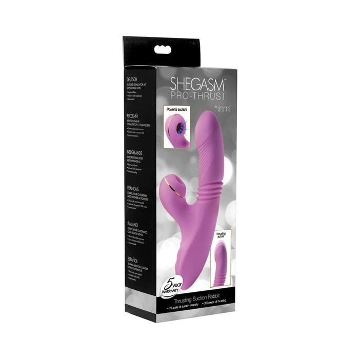 Shegasm Pro - Thrust Thrusting Suction Rabbit Vibrator - SexToy.com