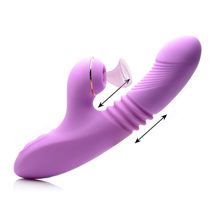 Shegasm Pro - Thrust Thrusting Suction Rabbit Vibrator - SexToy.com