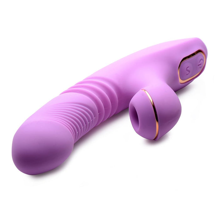 Shegasm Pro - Thrust Thrusting Suction Rabbit Vibrator - SexToy.com