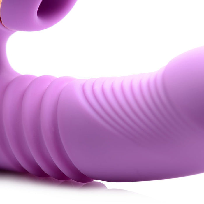 Shegasm Pro - Thrust Thrusting Suction Rabbit Vibrator - SexToy.com