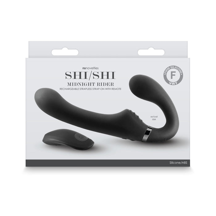 Shishi Midnight Rider Strapless Strap - on Black - SexToy.com