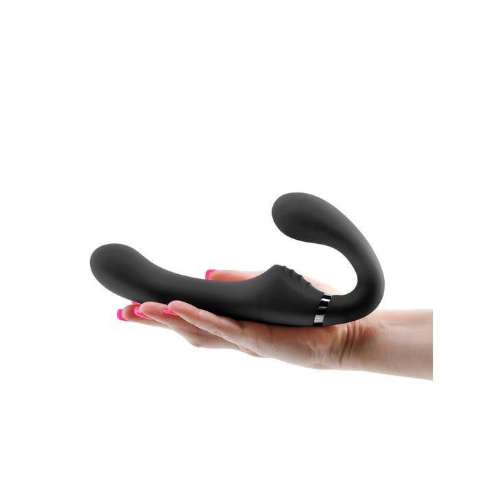 Shishi Midnight Rider Strapless Strap - on Black - SexToy.com