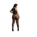 Shots Le Desir Criss - cross Neck Bodystocking Black Osx - SexToy.com