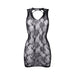 Shots Le Desir High Neck Lace Mini Dress - SexToy.com