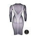 Shots Le Desir Shade Carme Xi Dress With Turtleneck Black Queen Size - SexToy.com