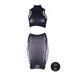 Shots Le Desir Shade Kala Xxxvii 2 - piece With Turtleneck, Crop Top & Skirt Black O/s - SexToy.com