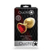 Shots Ouch! Heart Gem Butt Plug Large Gold/ruby Red - SexToy.com