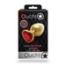 Shots Ouch! Heart Gem Butt Plug Medium Gold/ruby Red - SexToy.com