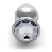 Shots Ouch! Round Gem Butt Plug Large Silver/diamond - SexToy.com