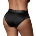 Shots Ouch Vibrating Strap On High - cut Brief - Black Xl/xxl - SexToy.com