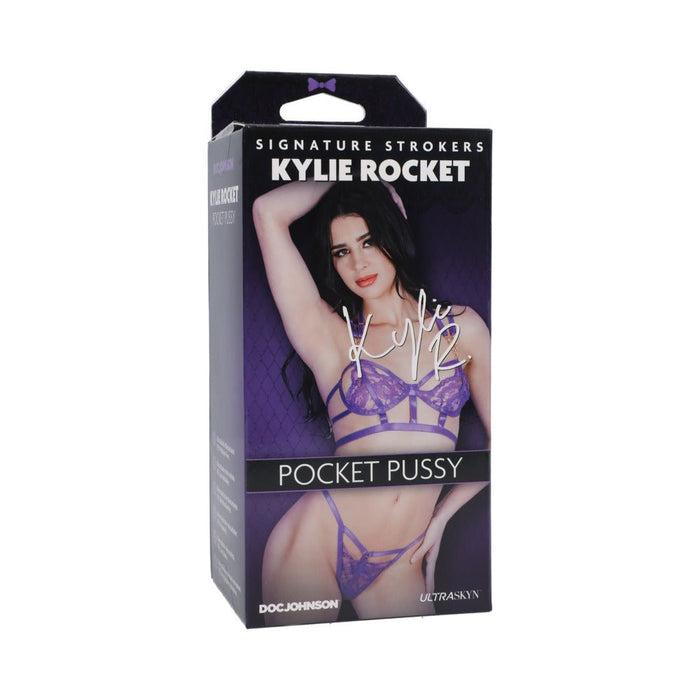 Signature Strokers Kylie Rocket Ultraskyn Pocket Pussy Vanilla - SexToy.com