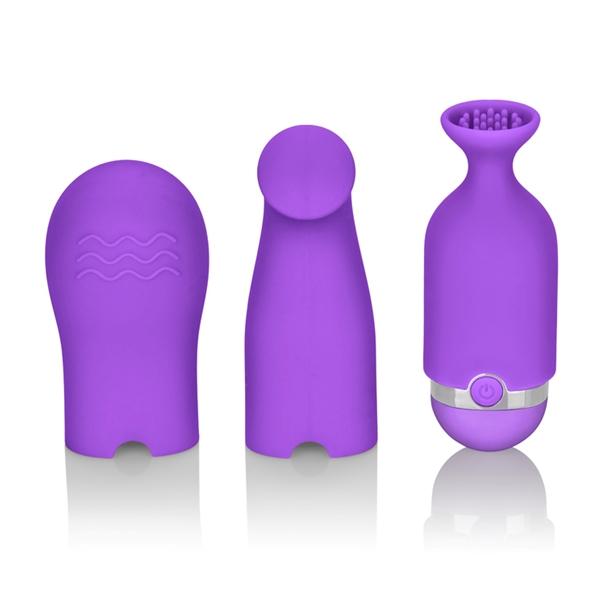 Silhouette S21 Vibrator with 3 Sleeves Purple - SexToy.com