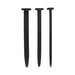 Silicone Screw Plug Set - Urethral Sounding - Black - SexToy.com