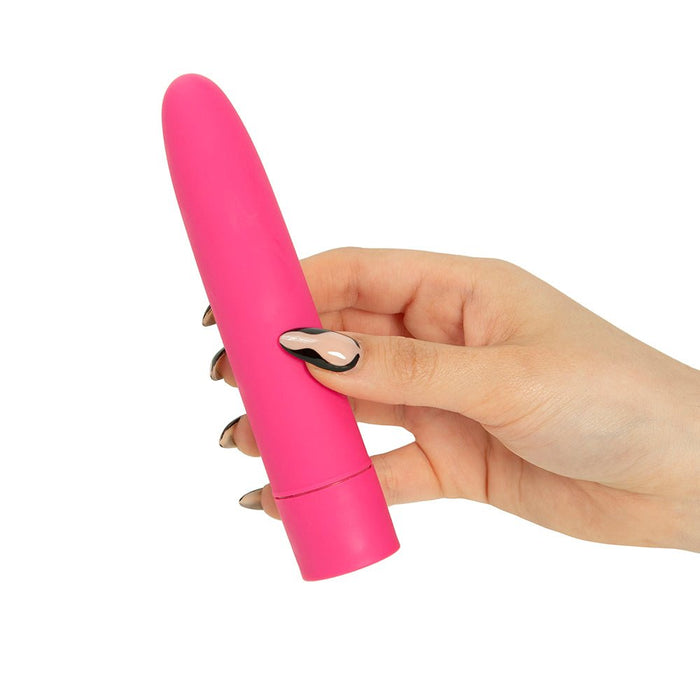 Simple & True Eezy Pleezy Classic Vibrator 5.5 In. Pink - SexToy.com