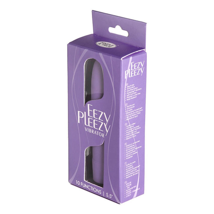 Simple & True Eezy Pleezy Classic Vibrator 5.5 In. Purple - SexToy.com