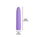 Simple & True Eezy Pleezy Classic Vibrator 5.5 In. Purple - SexToy.com