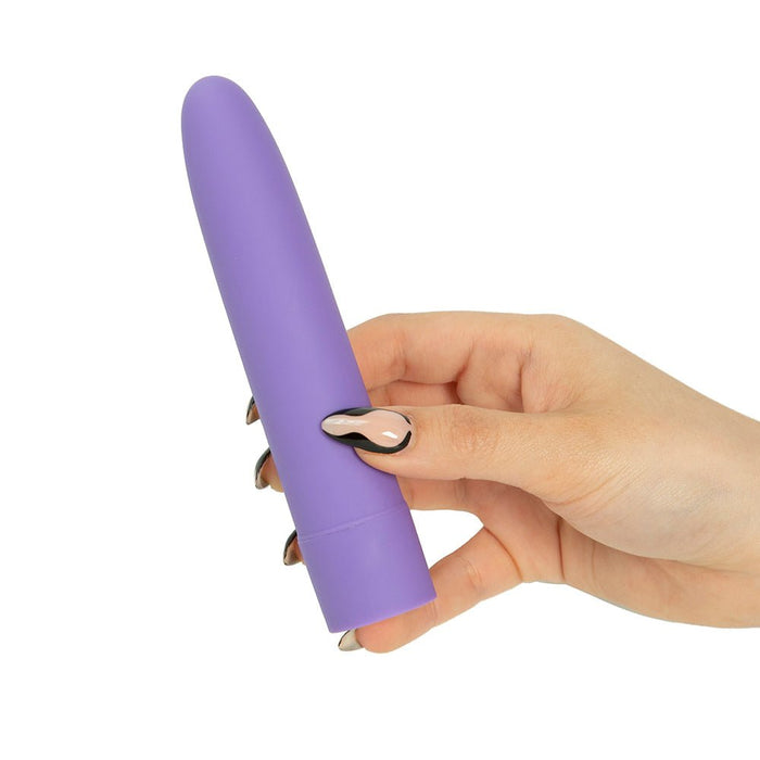 Simple & True Eezy Pleezy Classic Vibrator 5.5 In. Purple - SexToy.com