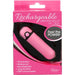 Simple & True Rechargeable Vibrating Bullet - Pink - SexToy.com