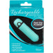 Simple & True Rechargeable Vibrating Bullet - Teal - SexToy.com