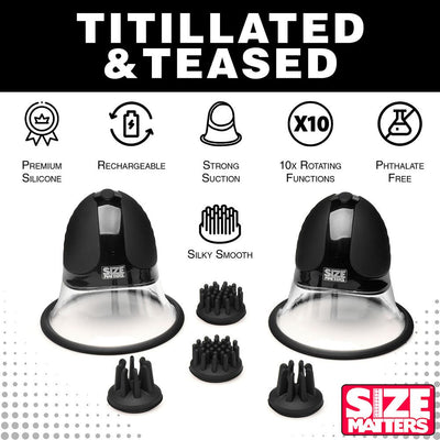 Size Matter 10x Rotate Nip Suck W/attch - SexToy.com