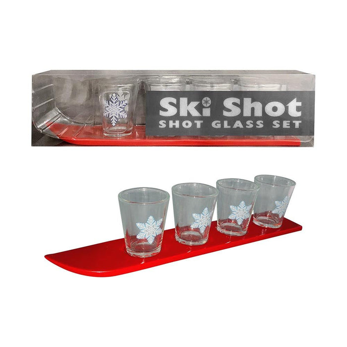 Ski Shot 4-piece Shot Glass Set - SexToy.com