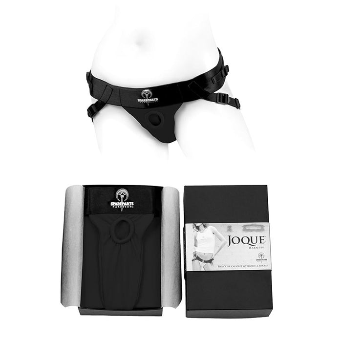 Spareparts Joque Double Strap Harness Black Size B - SexToy.com