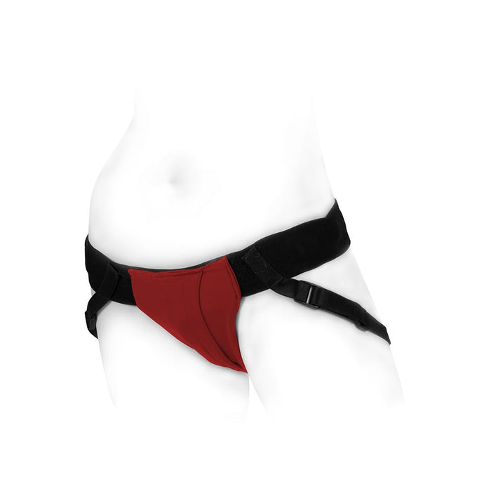 Spareparts Joque Double Strap Harness Red Size A - SexToy.com