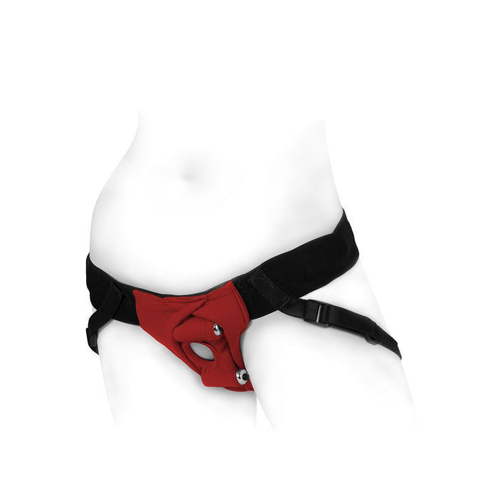 Spareparts Joque Double Strap Harness Red Size A - SexToy.com