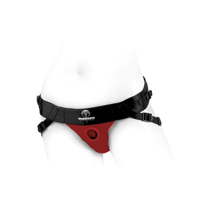 Spareparts Joque Double Strap Harness Red Size A - SexToy.com