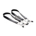 Spread Labia Spreader Straps with Clamps Black - SexToy.com