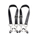 Spread Labia Spreader Straps with Clamps Black - SexToy.com