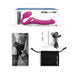 Strap - on - me Multi Orgasm Bendable Strap - on Small Fuchsia - SexToy.com