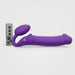 Strap - on - me Vibrating 3 Motors Strap On XL Purple - SexToy.com